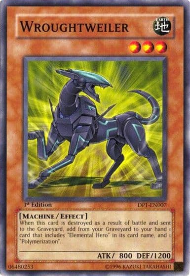 Wroughtweiler Duelist Pack 1: Jaden Yuki Yu-Gi-Oh! card