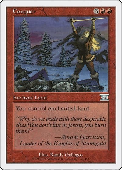 Conquer Classic Sixth Edition Magic card