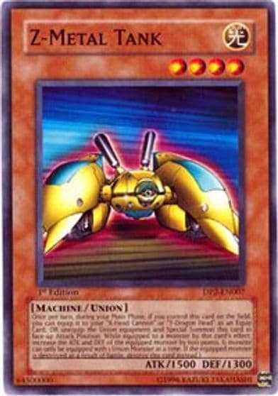 Z Metal Tank Duelist Pack 2: Chazz Princeton Yu-Gi-Oh! card