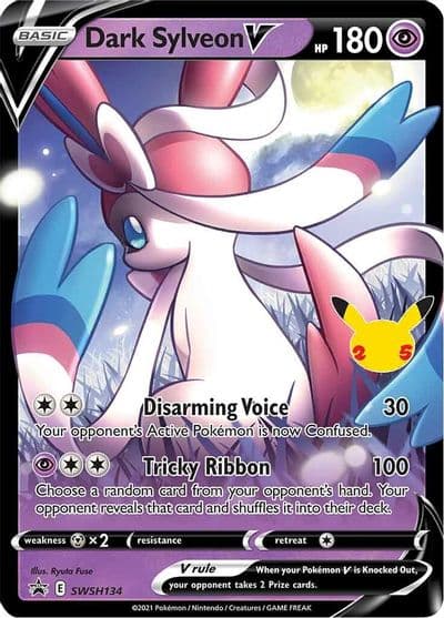 Dark Sylveon V - SWSH134 SWSH: Sword & Shield Promo Cards Pokemon card