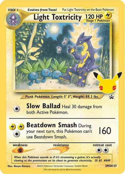 Light Toxtricity - SWSH137 SWSH: Sword & Shield Promo Cards Pokemon card
