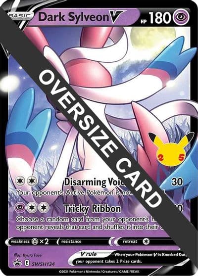 Dark Sylveon V - SWSH134 Jumbo Cards Pokemon card