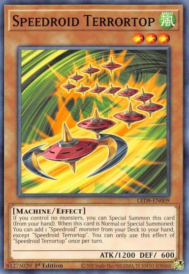 Speedroid Terrortop Legendary Duelists: Synchro Storm Yu-Gi-Oh! card