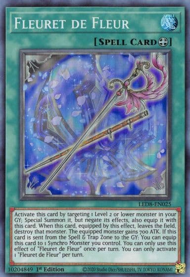 Fleuret de Fleur Legendary Duelists: Synchro Storm Yu-Gi-Oh! card