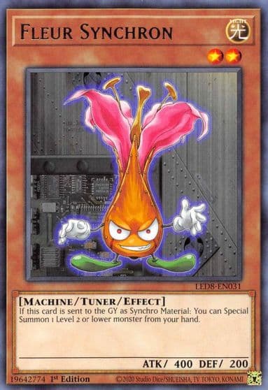 Fleur Synchron Legendary Duelists: Synchro Storm Yu-Gi-Oh! card