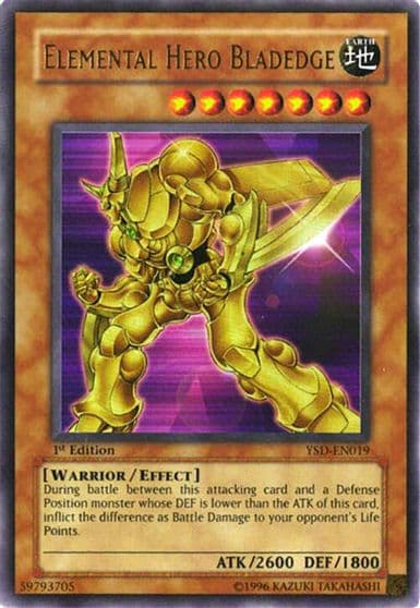 Elemental Hero Bladedge Starter Deck 2006 Yu-Gi-Oh! card