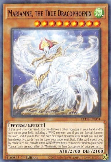 Mariamne the True Dracophoenix Legendary Duelists: Synchro Storm Yu-Gi-Oh! card