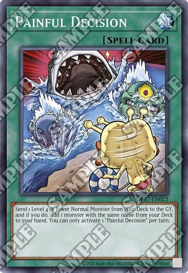 Painful Decision OTS Tournament Pack 17 Yu-Gi-Oh! card