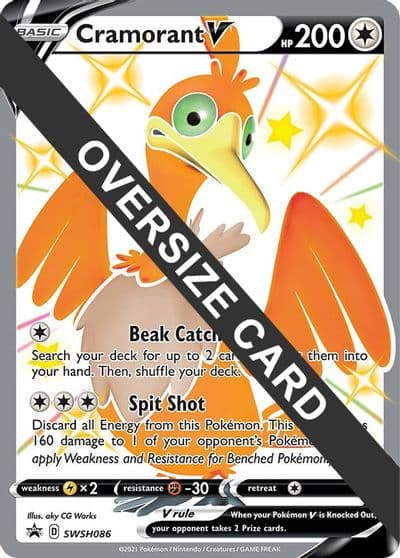 Cramorant V - SWSH086 Jumbo Cards Pokemon card