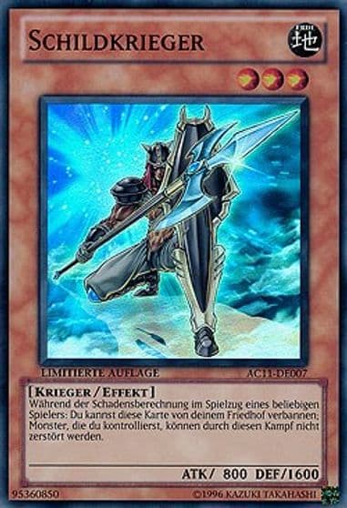 Shield Warrior German Schildkrieger Advent Calendar 2011 (Adventskalender) Yu-Gi-Oh! card