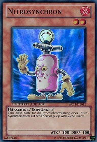Nitro Synchron German Nitrosynchron Advent Calendar 2011 (Adventskalender) Yu-Gi-Oh! card
