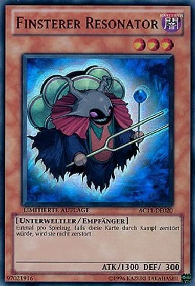 Dark Resonator German Finsterer Resonator Advent Calendar 2011 (Adventskalender) Yu-Gi-Oh! card