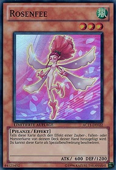 Rose Fairy German Rosenfee Advent Calendar 2011 (Adventskalender) Yu-Gi-Oh! card