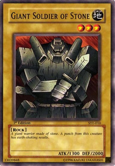 Giant Soldier of Stone Starter Deck: Yugi Evolution Yu-Gi-Oh! card
