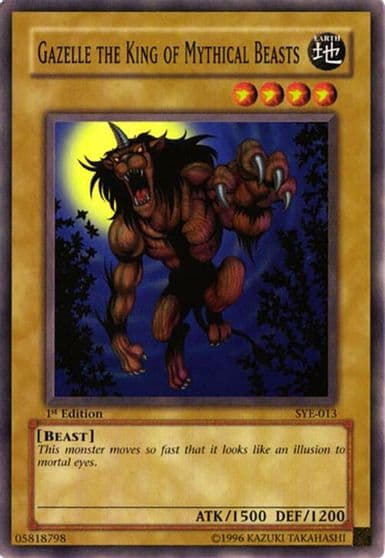 Gazelle the King of Mythical Beasts Starter Deck: Yugi Evolution Yu-Gi-Oh! card
