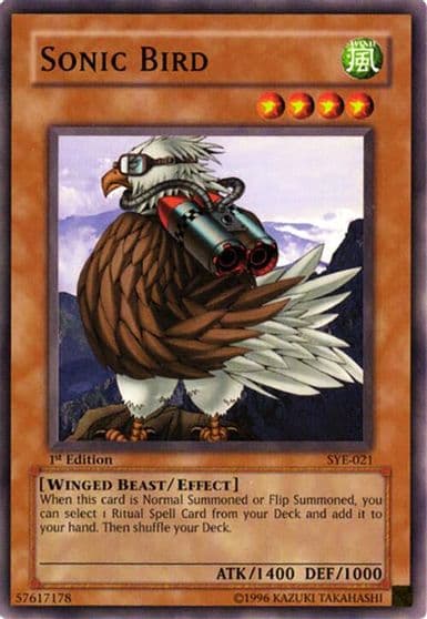 Sonic Bird Starter Deck: Yugi Evolution Yu-Gi-Oh! card