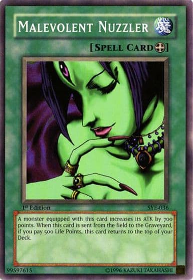 Malevolent Nuzzler Starter Deck: Yugi Evolution Yu-Gi-Oh! card
