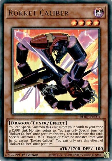Rokket Caliber Burst of Destiny Yu-Gi-Oh! card