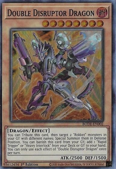 Double Disruptor Dragon Burst of Destiny Yu-Gi-Oh! card