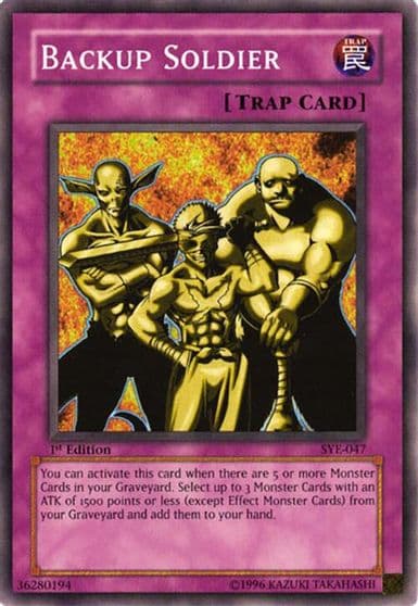Backup Soldier Starter Deck: Yugi Evolution Yu-Gi-Oh! card