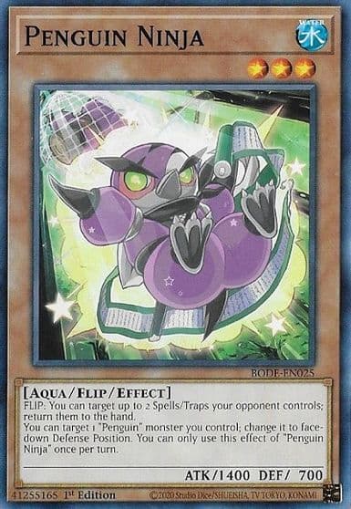 Penguin Ninja Burst of Destiny Yu-Gi-Oh! card