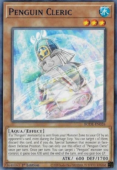 Penguin Cleric Burst of Destiny Yu-Gi-Oh! card