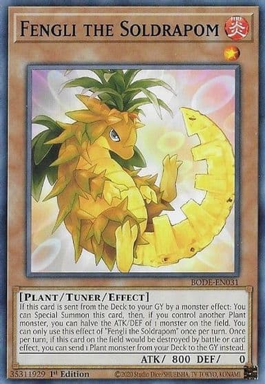 Fengli the Soldrapom Burst of Destiny Yu-Gi-Oh! card