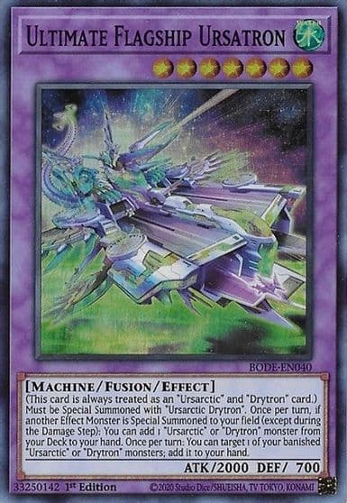Ultimate Flagship Ursatron Burst of Destiny Yu-Gi-Oh! card