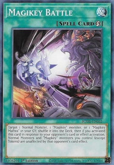 Magikey Battle Burst of Destiny Yu-Gi-Oh! card