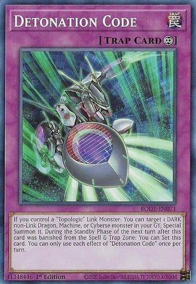 Detonation Code Burst of Destiny Yu-Gi-Oh! card