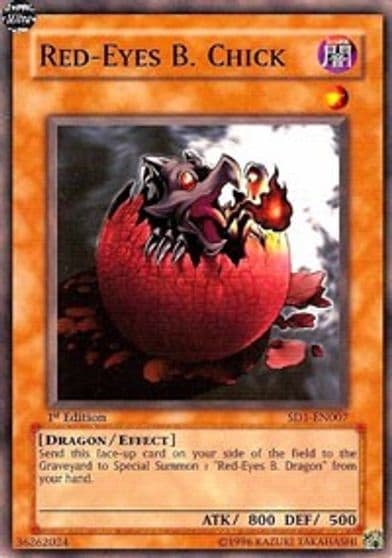 Red Eyes B Chick Structure Deck: Dragon's Roar Yu-Gi-Oh! card