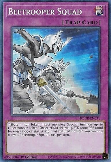 Beetrooper Squad Burst of Destiny Yu-Gi-Oh! card