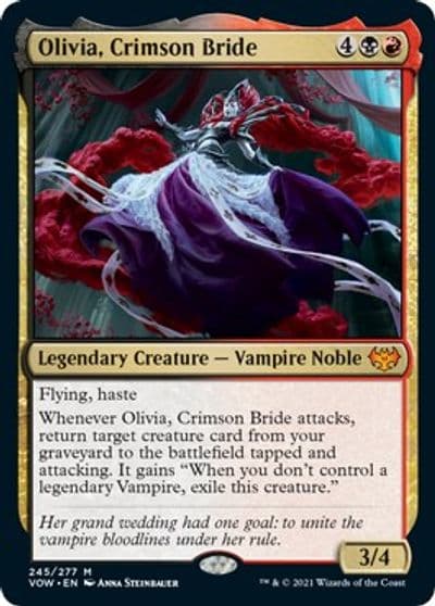Olivia Crimson Bride Innistrad: Crimson Vow Magic card