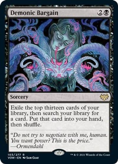 Demonic Bargain Innistrad: Crimson Vow Magic card