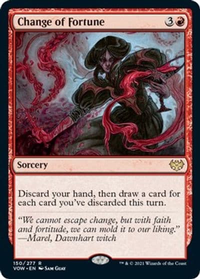 Change of Fortune Innistrad: Crimson Vow Magic card