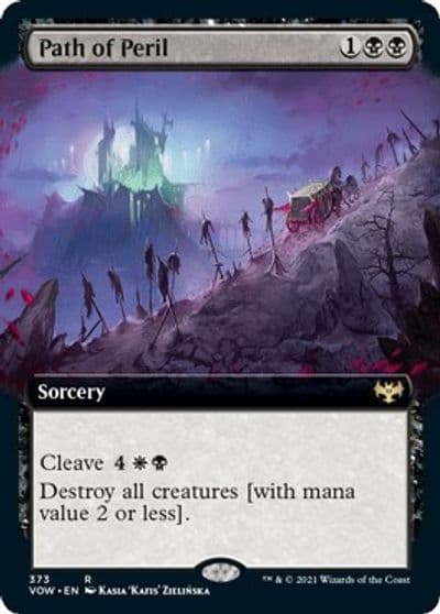 Path of Peril Extended Art Innistrad: Crimson Vow Magic card
