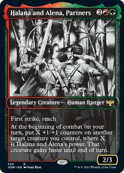 Halana and Alena Partners Showcase Innistrad: Crimson Vow Magic card