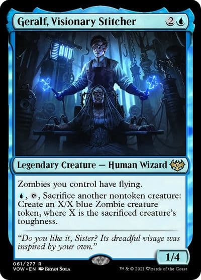 Geralf Visionary Stitcher Innistrad: Crimson Vow Magic card
