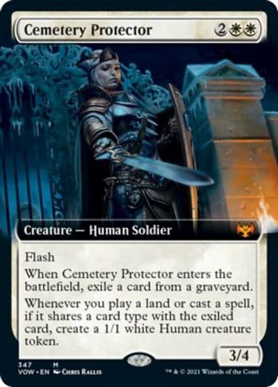 Cemetery Protector Extended Art Innistrad: Crimson Vow Magic card