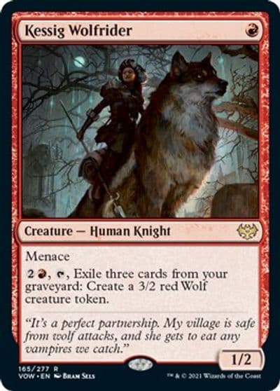 Kessig Wolfrider Innistrad: Crimson Vow Magic card