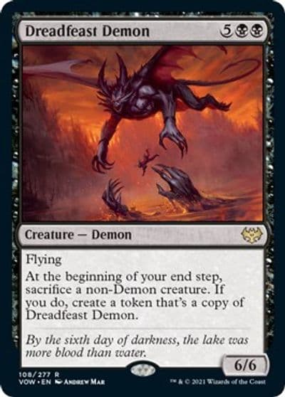 Dreadfeast Demon Innistrad: Crimson Vow Magic card