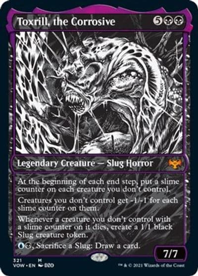 Toxrill the Corrosive Showcase Innistrad: Crimson Vow Magic card