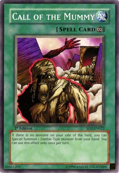 Call of the Mummy Structure Deck: Zombie Madness Yu-Gi-Oh! card