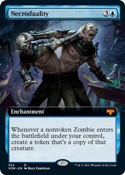 Necroduality Extended Art Innistrad: Crimson Vow Magic card