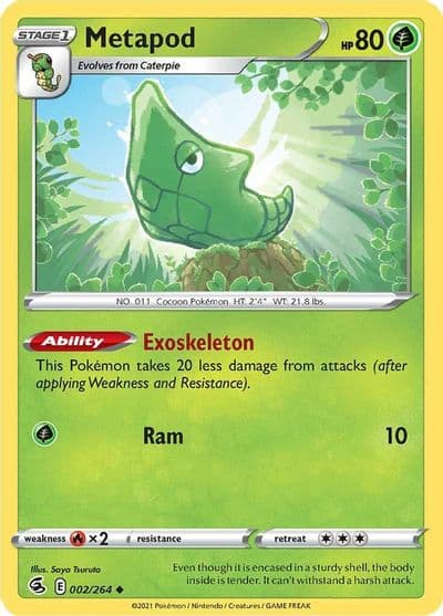 Metapod SWSH08: Fusion Strike Pokemon card