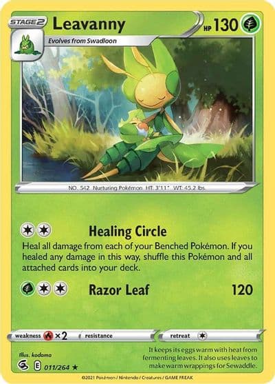 Leavanny SWSH08: Fusion Strike Pokemon card