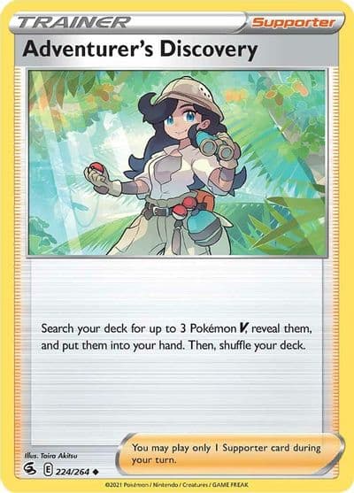 Adventurer's Discovery SWSH08: Fusion Strike Pokemon card