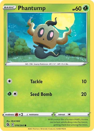 Phantump SWSH08: Fusion Strike Pokemon card