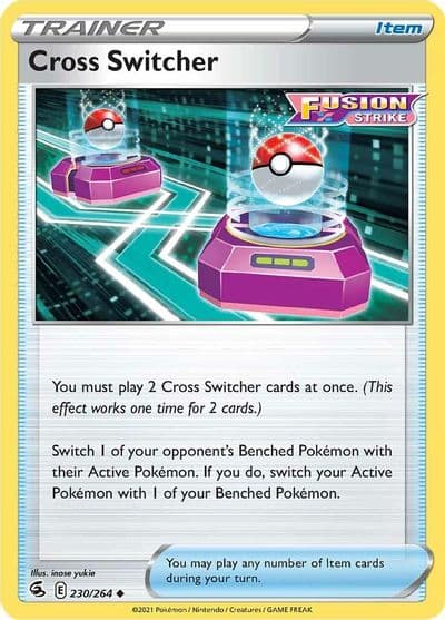 Cross Switcher SWSH08: Fusion Strike Pokemon card