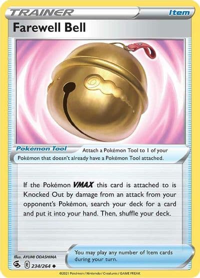 Farewell Bell SWSH08: Fusion Strike Pokemon card